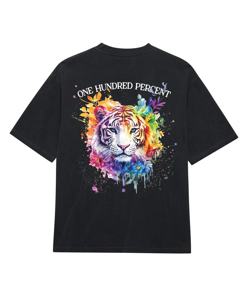 OHP Ohpxharmonia Bcolorful Tiger Pigment Short Sleeve Tee