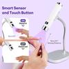 Portable UV Nail Lamp Handheld Stand USB Rechargeable Gel Nails Lamp With Flexible Hose LED Therapy Light Nail Art Tools