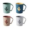Kubek na szczoteczkę do zębów Cartoon Cactus Double Thicked dla dorosłych i dzieci