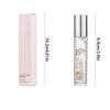 2pcs Nourishing Lip Oil Set, Transparent Dried Flower Clear Lip Gloss, Hydrating Plumping Glossy Tint, Moisturizing Shimmer Lip Care Makeup for Women