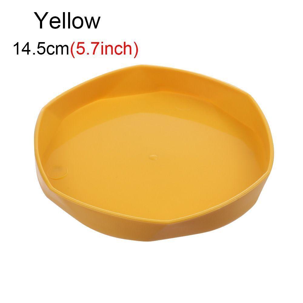 2 Pezzi Sottovaso Spesso Resistente per Piante da Interno/Esterno Vassoio in Plastica Sottovasi Sottovasi Raccogli-Goccia