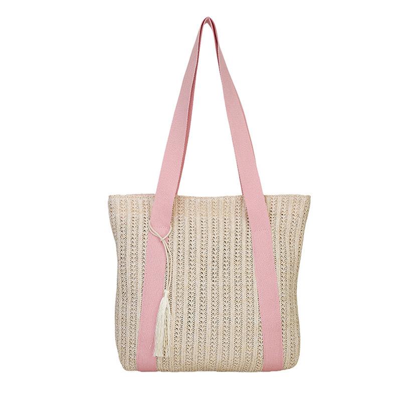 

Fashion straw bag spring new trend woven tote bag large capacity leisure commuter women s armpit bag