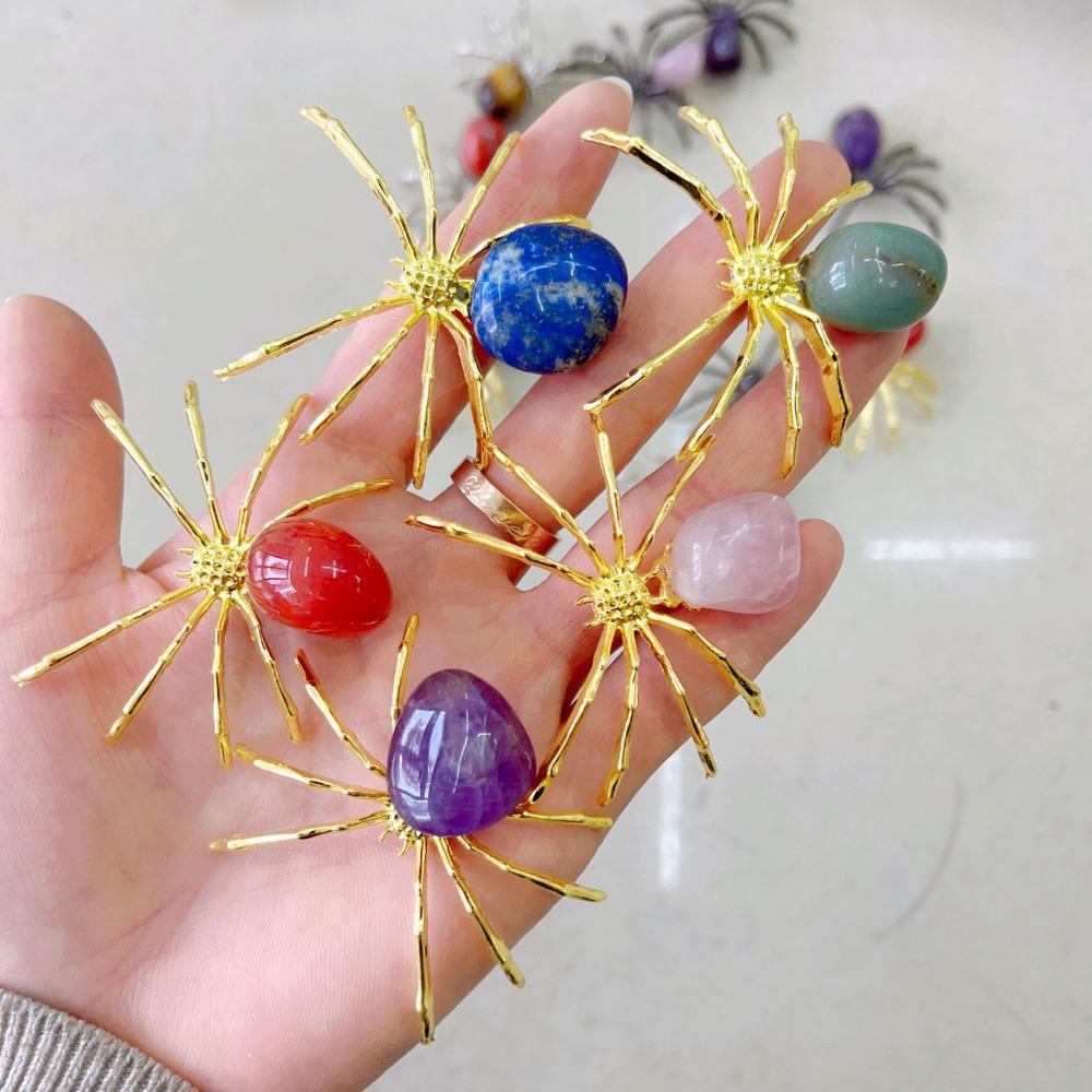 Spider Shape Spider Miniatures Crystal Spider Crystal Crafts Spider Ornaments  Party Decorations