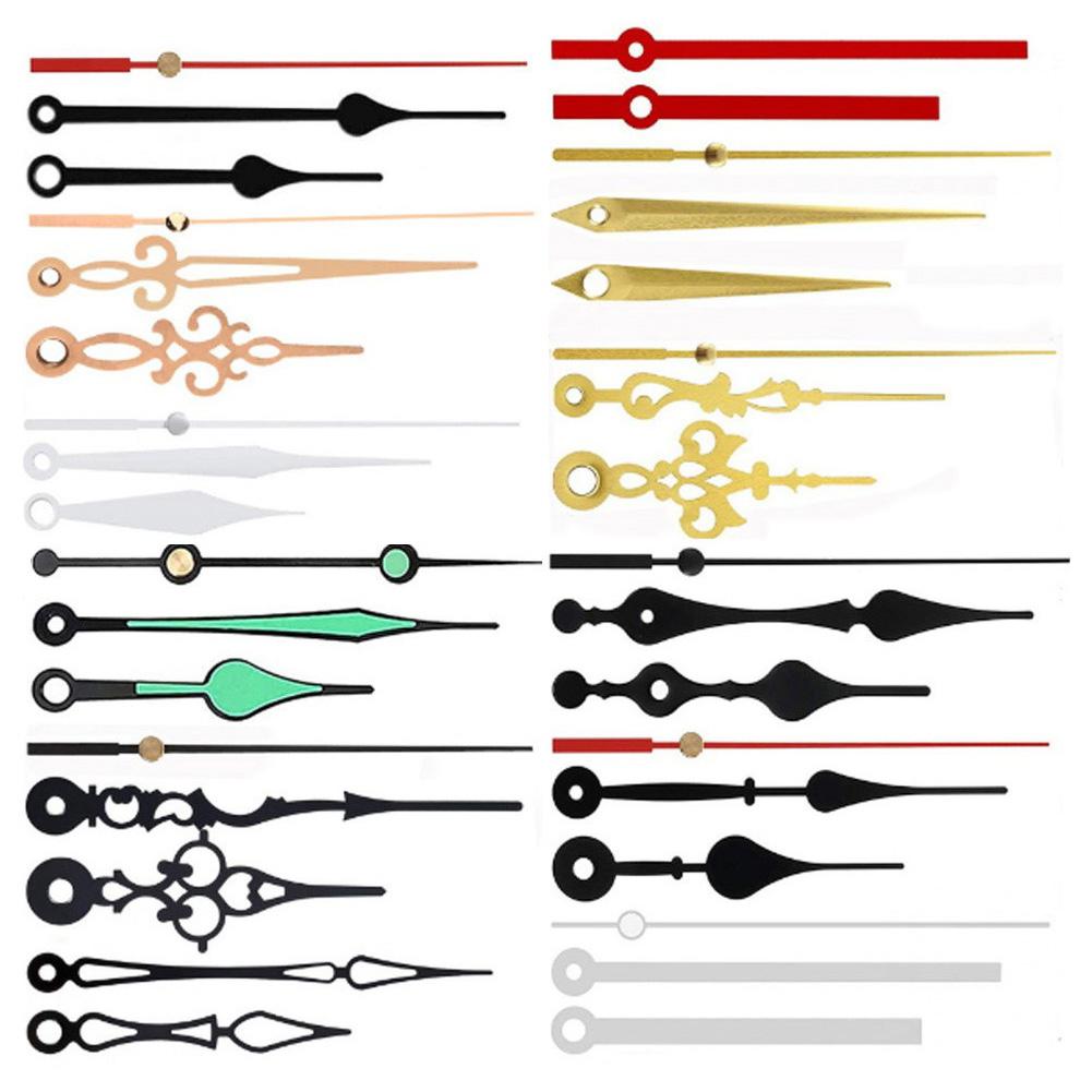 12 Sets Of Pointers Wall Clocks DIY Clocks DIY Accessories Metal Clock Hand Kit: 12 Pairs Of Clock Movement Repair Parts