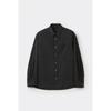 Customellow Relaxed Fit Chest Pocket Rayon Shirt Black Cwsaw25113bkx