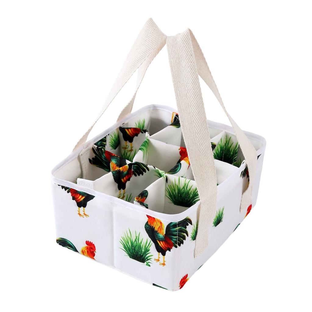 Multipurpose Net Eggs Container With 9 Sections For Farm Gathered Eggs Vegetables And Fruits Storage