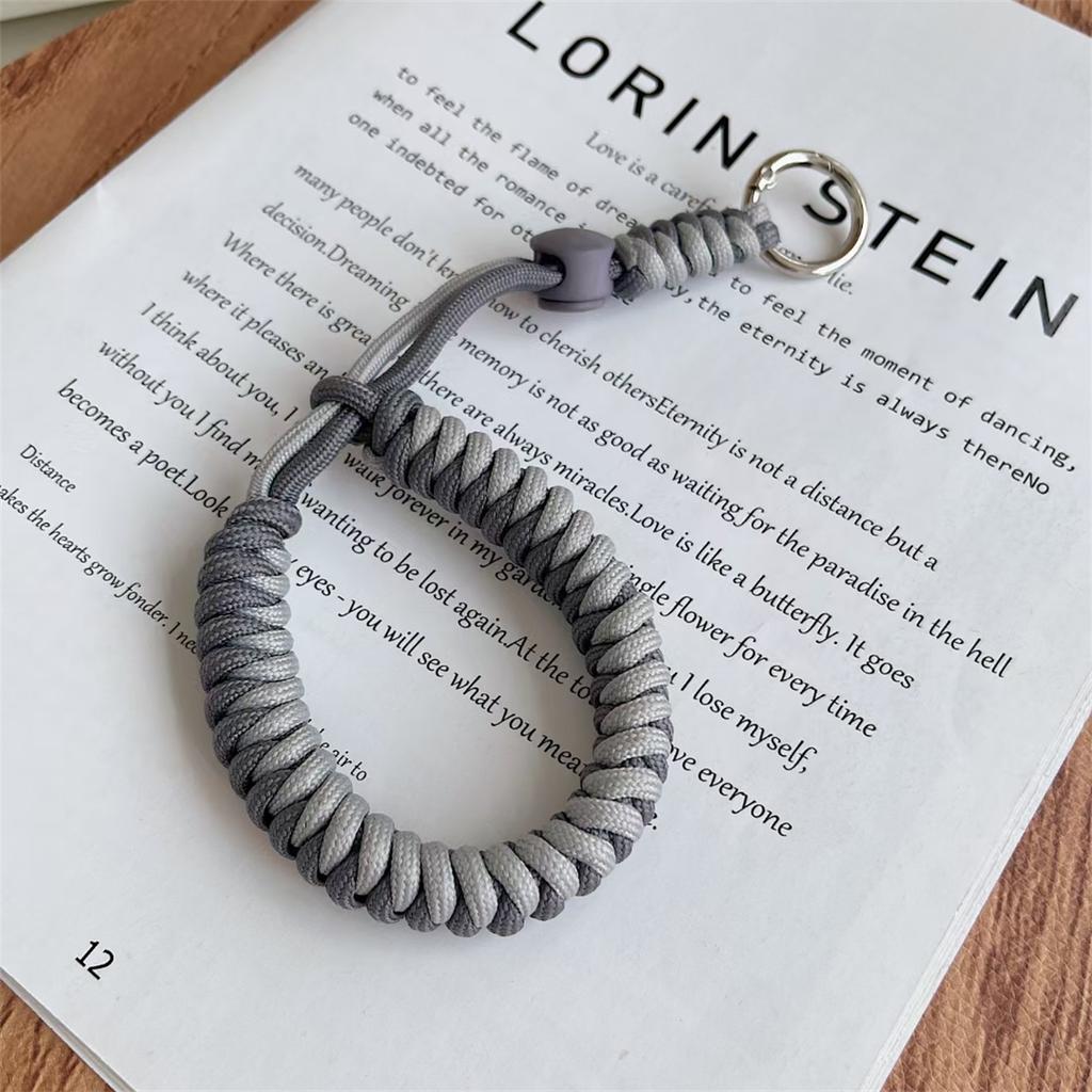 Weave Mobile Phone Lanyard Hanging Decoration Can Be Carried Twist Rope Anti-loss Pendant Fashion Strong Wrist Short Straps Band