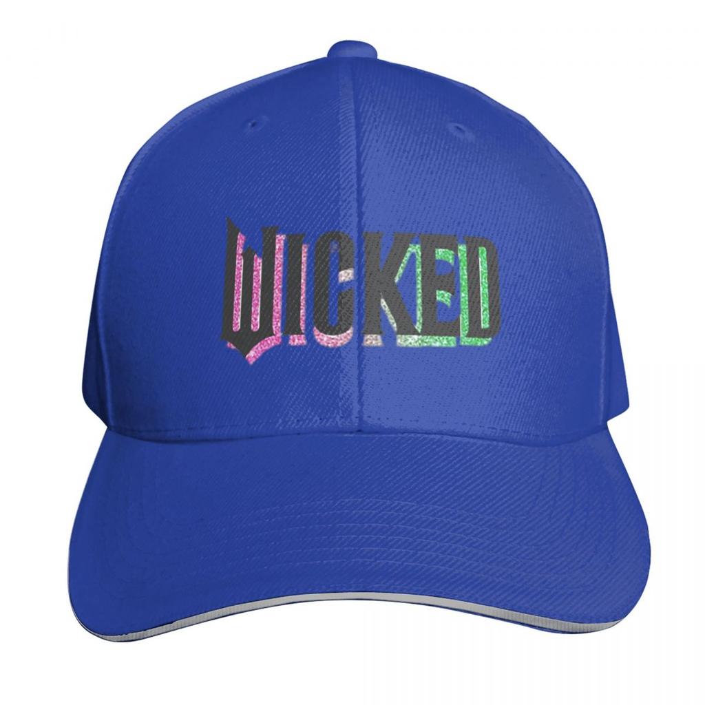 Wicked Movie Glinda And Elphaba Logo Cap Fashion Casual Baseball Caps Adjustable Hat Hip Hop Summer Unisex Baseball Hats