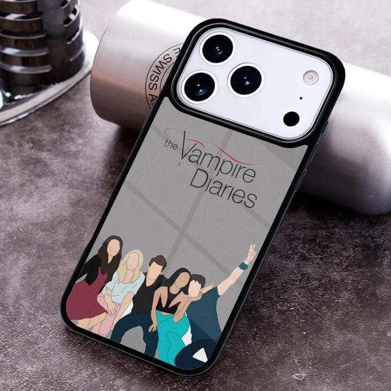 Damon Elena The Vampire Diaries Phone Case For iPhone 17 16 15 14 13 12 11 Pro Max Plus 17Air Soft Silicone Cover