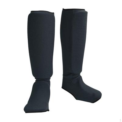 Kickboxing Leg Foot Guards for Shin And Instep Protection In Boxing