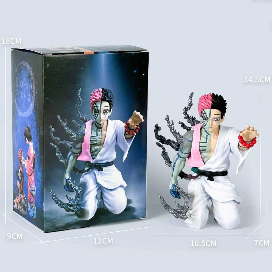 In Stock 15cm Demon Slayer Akaza Hakuji Anime Figure Model Doll Action Figurine Pvc Decoration Peripheral Desktop Decoration Plaything