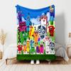 1pc Blanket Numberblocks3 Print Design, Lightweight Blanket for Sofa, Bed- Soft &Warm, Gift for All Seasons like Christmas, Halloween