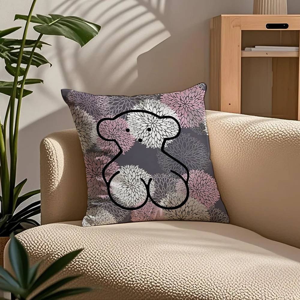 CRAFTED WITLOVE T-touS-s Pillow Case Comfort Sofa Bed Silky elegant Invisible zipper Custom Decorative cushion cover