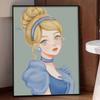 Disney Diamond Painting Set Classic Cinderella Home Decor Craft, Perfect Handmade DIY Gift Idea