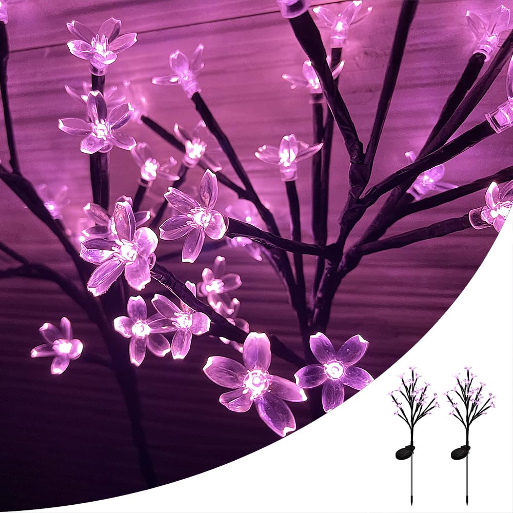 

SKD Sakura Solar Garden Zero Waterproof 1 Set Light, Light, Illumination, Plug-in/Flush-Mounted, Outdoor, Electricity, LED, (Pink, (2 Lights))