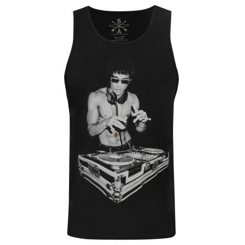 Avengers Official Mens Bruce Lee Gung Fu Scratch Vest