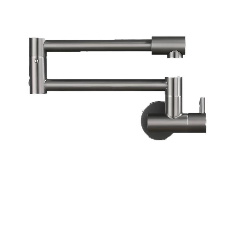 

TLXT Wall-Mounted Folding Kitchen Faucet, Single Cold, Dual Spray