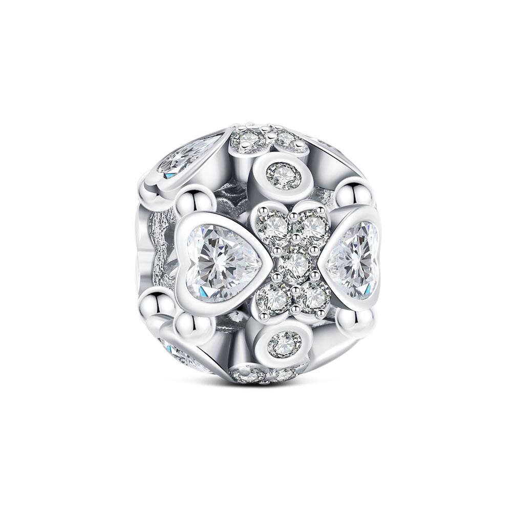 Copper Charm Beads Fit Original Bracelet Diy Jewelry Luck Clover Pendant Holiday Decoration Women Fashion Party