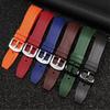 Sport silicone watchband 20m 22mm 24 For Citizen Tissot Seiko Casio green Blue orange rubber men Quick release strap Accessories