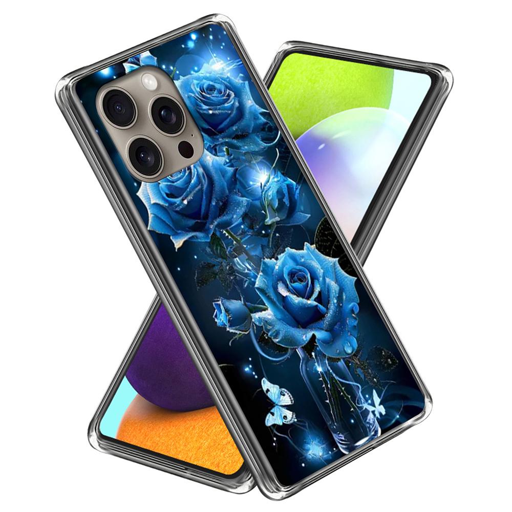 For iPhone 16 Pro Max Case IMD Pattern Printing TPU Shockproof Phone Cover