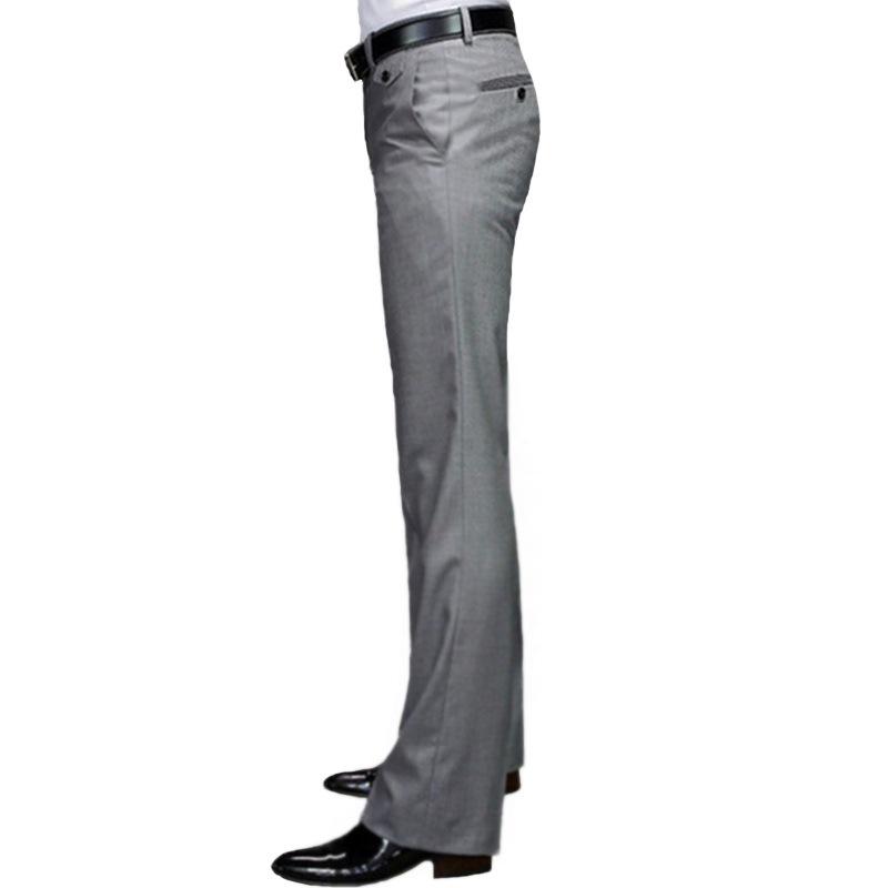 Original Design Korean Casual Flare Pants, Wrinkle-Free, Wide-Leg Suit Style for Young Men