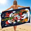 1Pc Christmas Mickey Minnie Beach Towel Quick Dry Multiuse For Beach Pool Gym Yoga Home Travel Christmas Halloween Xmas Gift H1243