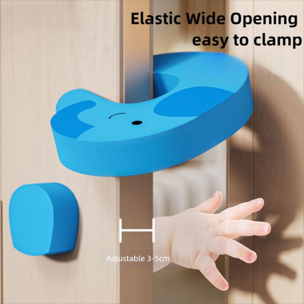 Cute Cartoon Animals Door Stopper Anti Pinch Hand Thicken Door Lock Baby Safety EVA Children Finger Protector