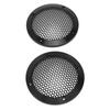 2PCS Ceiling Speaker Grill Cover 92mm Iron Aluminum Round Speaker Mesh Cover Grille Protector for Home Theater Car