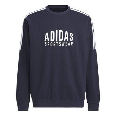 Adidas Unisex Sportswear Essentials French Terry Crew Neck Sweatshirt Legend Ink KF5251
