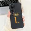 For Vivo V50 Lite Case 2025 Cute Crown Flower Letters Soft Silicone Matte Shockproof Cover For Vivo V50 V2427 V 50 V50Lite Funda