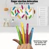 10Pcs Finger Catapult Funny Poo Toys Sticky Wall Toy Pranks Decompression Creative For Kids Party Favor Adult Vent Stress Relief