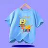 New SpongeBob SquarePants Childrens TShirt Casual Daily Comfortable Breathable for Boys and Girls