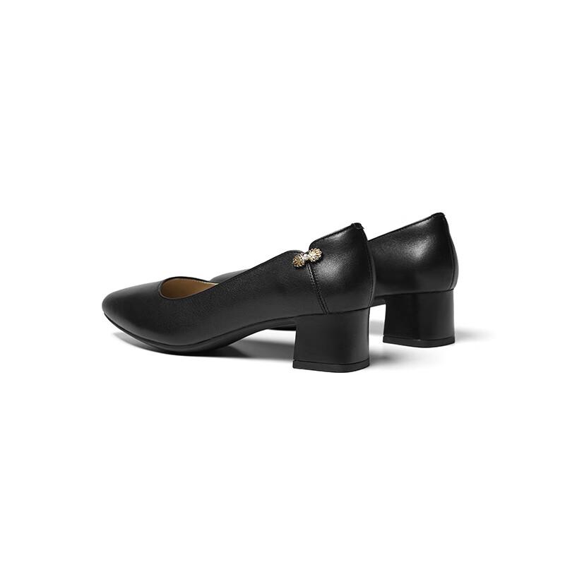 RED DRAGONFLY Women's Chunky Heel Pumps WLB15058