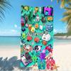 Customizable Personalized Beach Towels Nanimate Insanity Themed designs.Suitable for the Beach, Yoga, Sports;ideal As Beach Accessories