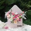 New Cardboard Folding Envelope Flower Box Different Types Floral Wrapping Party Wedding Flower Gift Box Packaging Box