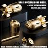Fidget Spinner-Desk Toys, Metal Fidget Spinners, Fidget Toys, Cool Gadgets, ADHD Stress Relief EDC Finger Spinning Toy,Brass Atomic Bomb Sculpture