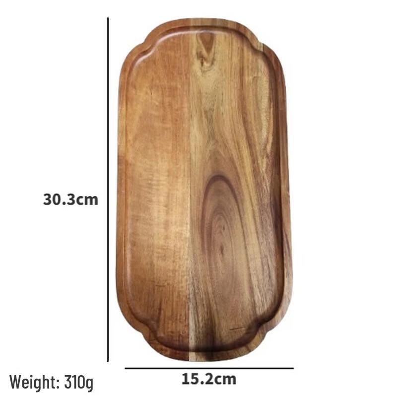 Wooden White Dove Serving Tray