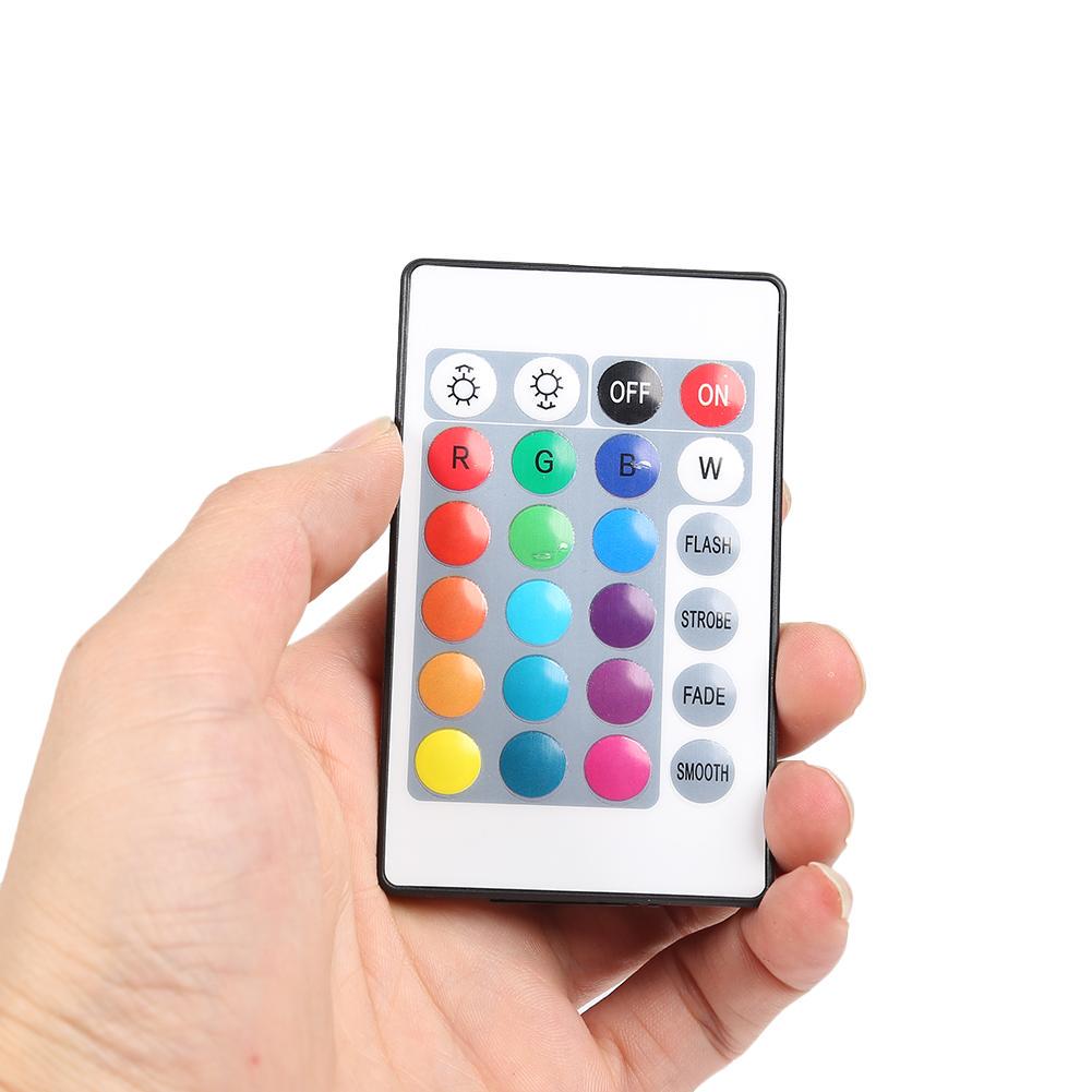 Buy IR 24 Keys USB LED Light Strip Remote Controller w/5-24V USB RGB ...