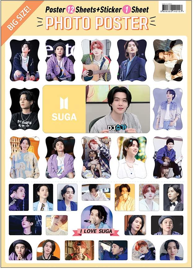 SUGA Goods 12 Posters 1 Sticker Set + (SUGA)