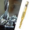 HSS 6.35mm Hex Shank Tap Drill Bit Through-Hole Inner Chip Removal Tap Drill 15mm(M3)