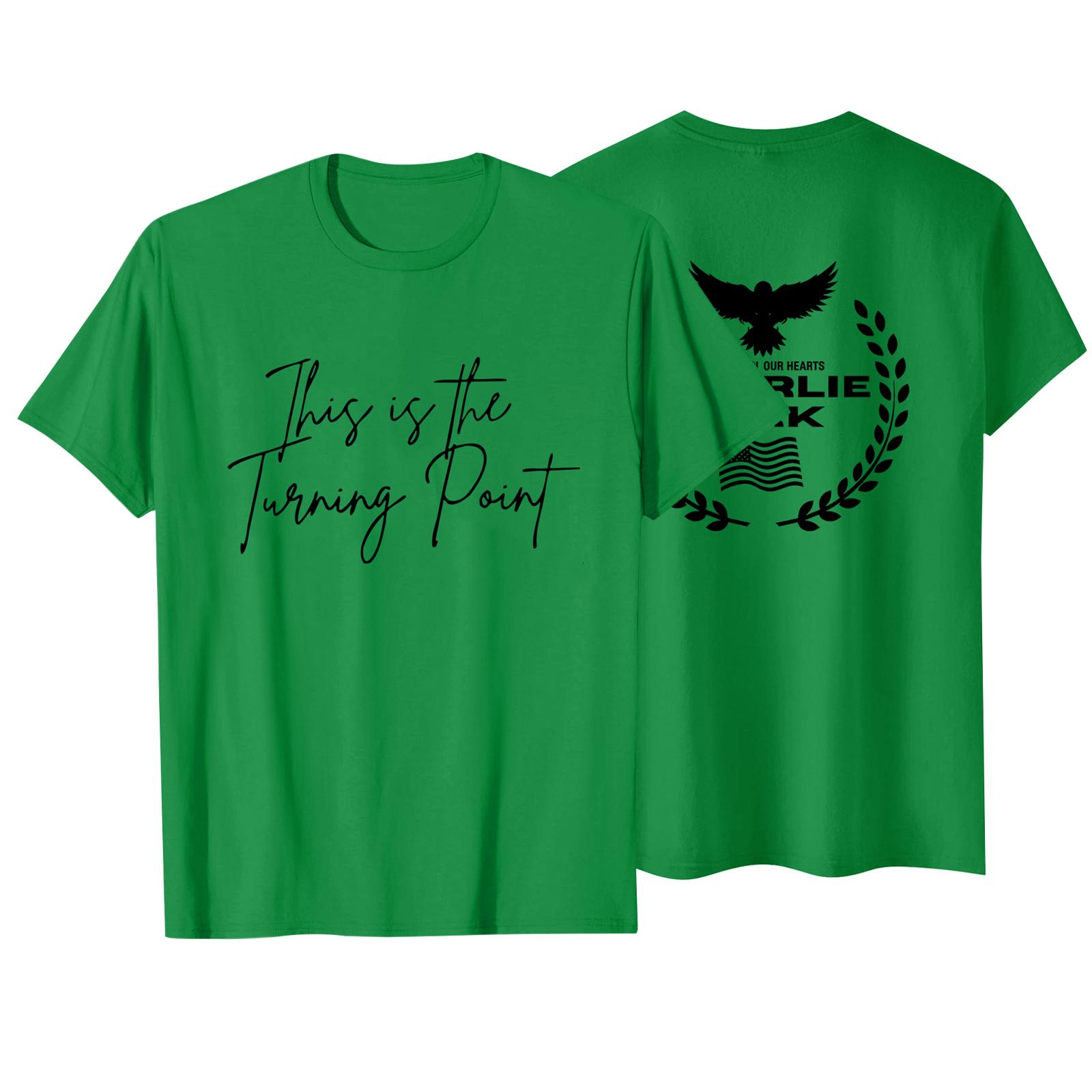 

Модная рабочая одежда с коротким рукавом и круглым вырезом, принтованные топы для женщин, летние топы L армия зеленый