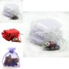 Elegant And Sheer 10pcs Drawable Organza Bags For Wedding Party Favors And Gifts