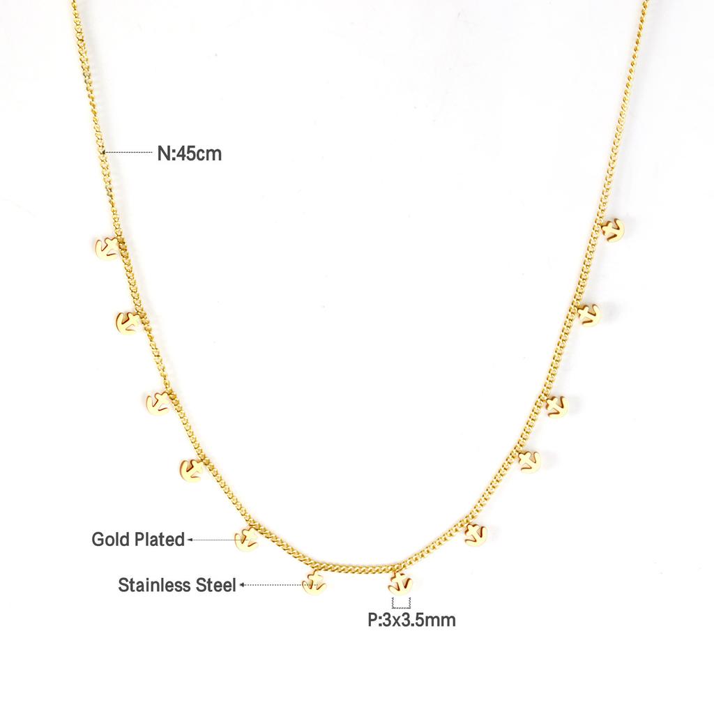Simple And Versatile Rectangle Pendant Necklace Minimalist Luxury Women's Jewelry Accessory
