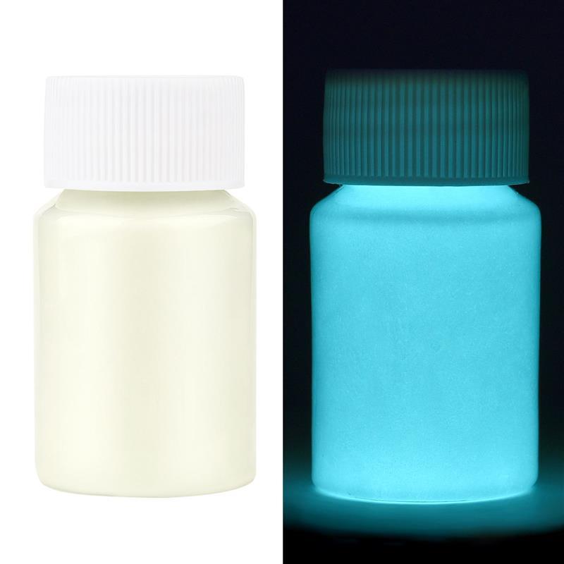 20g/30g Flasche Fluoreszierendes Pigment Langlebige Leuchtfarben Auto Glow Glow In Dark Acrylfarben Für Kunstwerke Partyzubehör