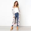 2026 Autumn Leopard Print Open-Front Knitwear Cardigan for Women - European & American Style