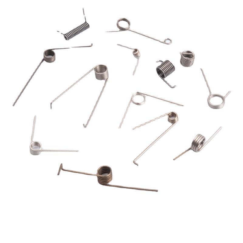 Custom Stainless Steel V-Shaped Hairpin Torsion Springs: Left/Right-Hand, 60°/120°/180°