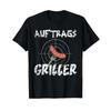 Griller Grill Bratwurst Slogan Funny Contract T Shirt Vintage Soft Comfortable Versatile Slightly Streetwear Casual
