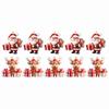 Christmas Tree Hanging Ornaments Acrylic Snowman Santa Elk Pendant Xmas Home Party Decor Holiday Gift Decoration Supplies