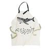 And Packable Apron, Stylish Storage, White Whale Design, White, 89660