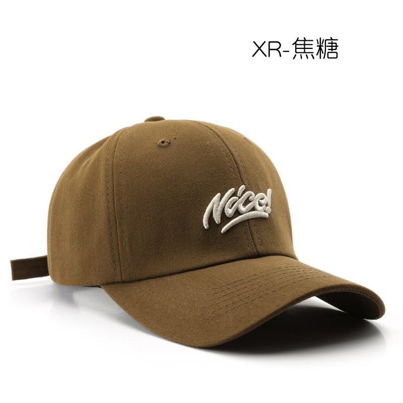 Hat Female Face Small Baseball Cap Summer Visor Couple Versatile Three-dimensional Letter Embroidery Cap Men